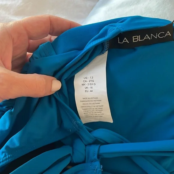 LA BLANCA swimsuit size 12 - Picture 6 of 8